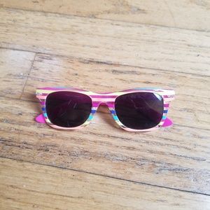 NWOT Little Girls Carter's Striped Sunglasses